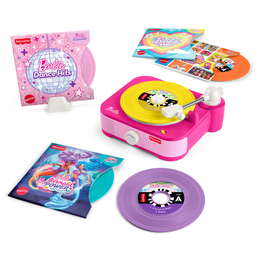 Fisher Price Laugh & Learn Barbie Rockin Record Player