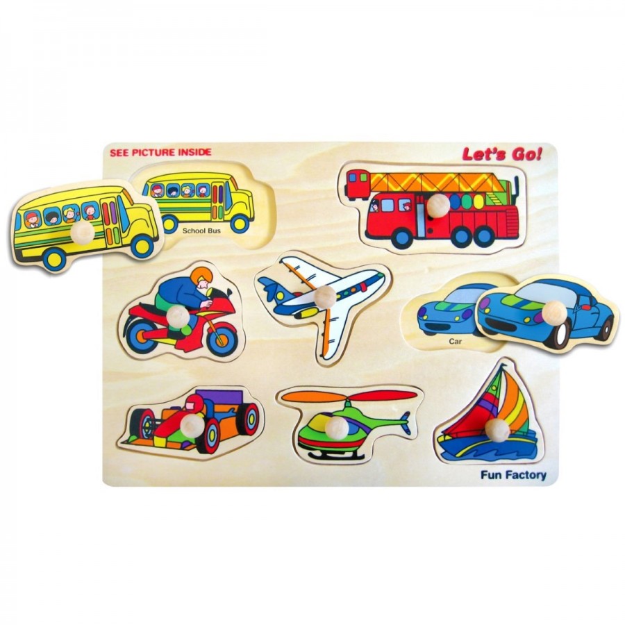 Wood Knob Puzzle Lets Go