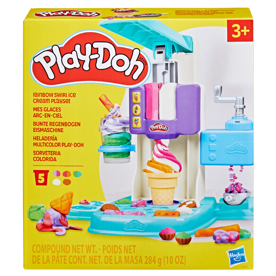 Playdoh Rainbow Swirl Ice Cream Playset