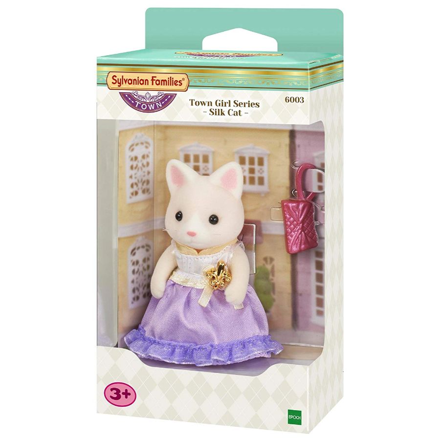 Sylvanian Families Town Girl Series Silk Cat
