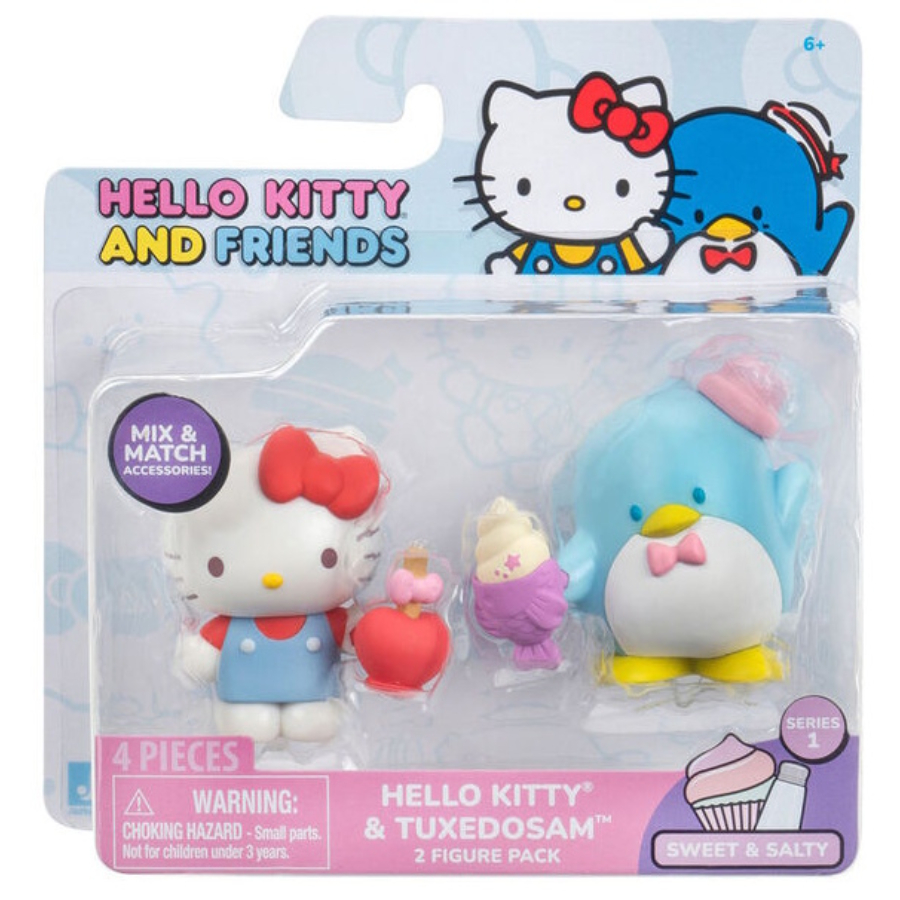 Hello Kitty & Friends Figure 2 Pack Assorted