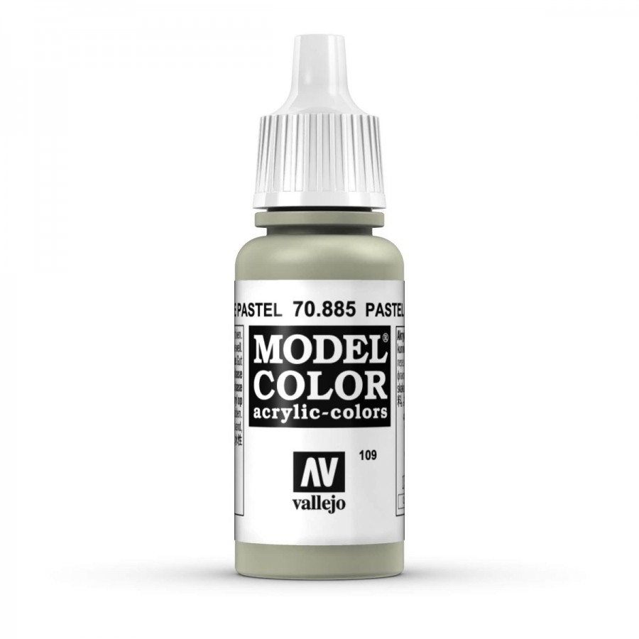 Vallejo Acrylic Paint Model Colour Pastel Green 17-18ml