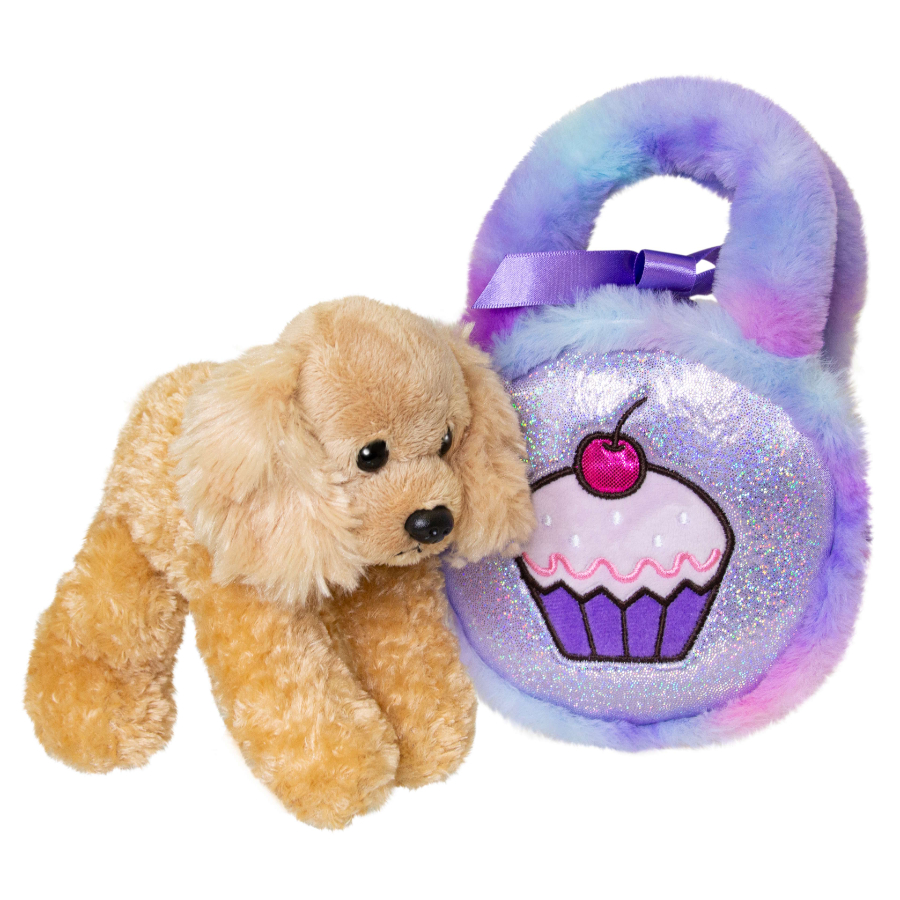 Fancy Pals Dog In Cherry Cupcake Bag