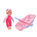 Dolls World Soft Bodied Baby Doll Isabella In Rocker 30cm