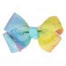 Gem Ombre Bow Hairclips Assorted