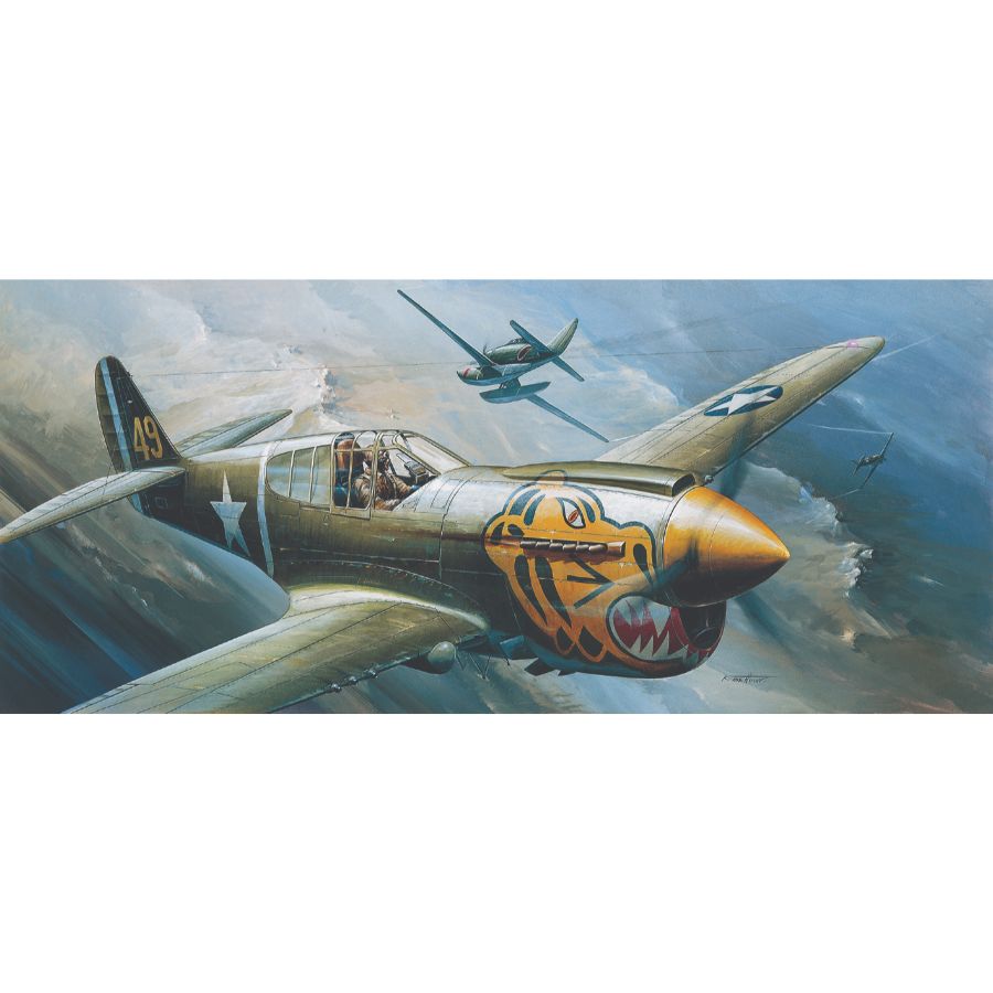Academy Model Kit 1:72 P-40E Warhawk Australian Decals