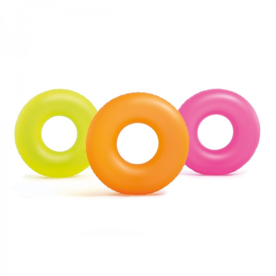Intex Inflatable Pool Toy Neon Frost Tube 91cm Assorted