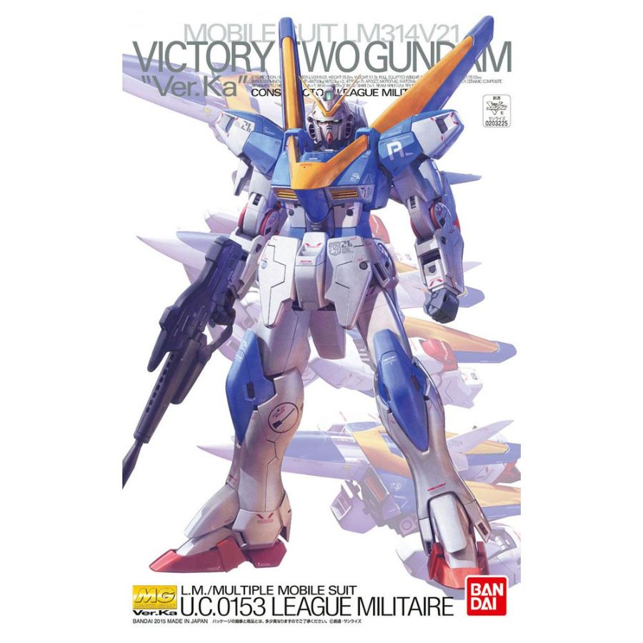 Gundam Model Kit 1:100 MG V2 Gundam Version Ka