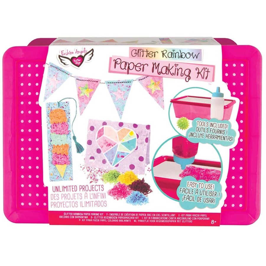 Fashion Angels Glitter Rainbow Paper Making Kit