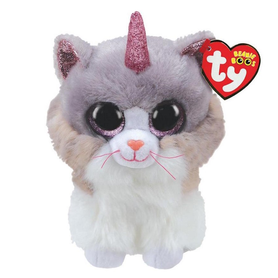 Beanie Boos Regular Plush Asher Cat With Horn