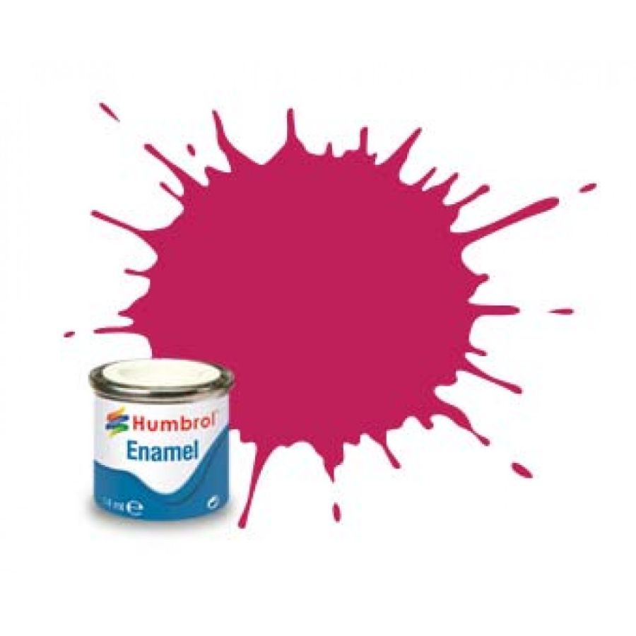 Humbrol Enamel Paint Sunset Red Metal