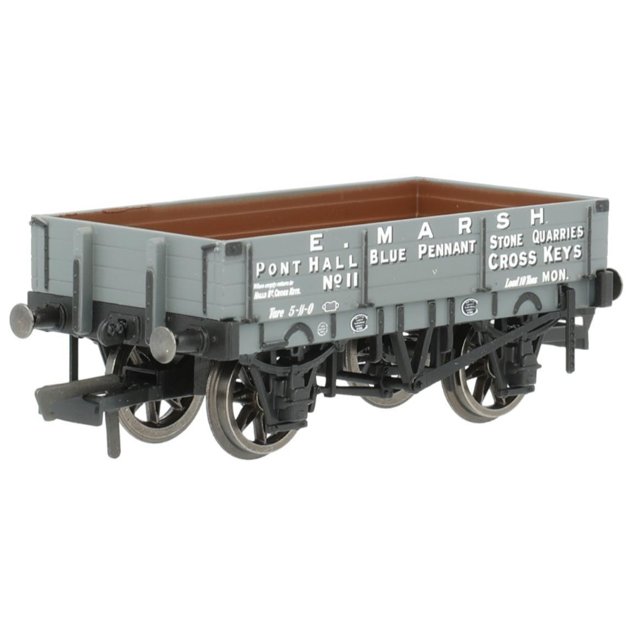 Hornby Rail Trains HO-OO Carriage 3 Plank Wagon E Marsh Era 3