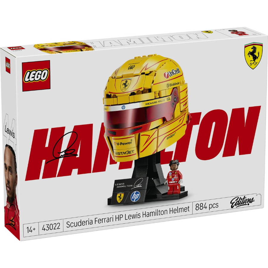 LEGO Formula 1 Scuderia Ferrari HP Lewis Hamilton Helmet