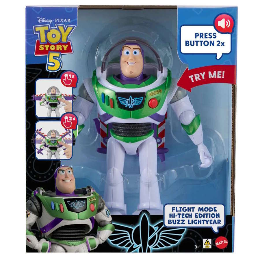 Toy Story 5 Lift Off Interactive Buzz Lightyear With Lights & Sounds