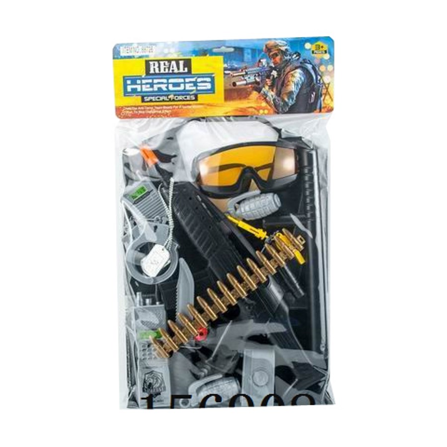 SWAT Real Heroes Kids Costume Dress Up Set