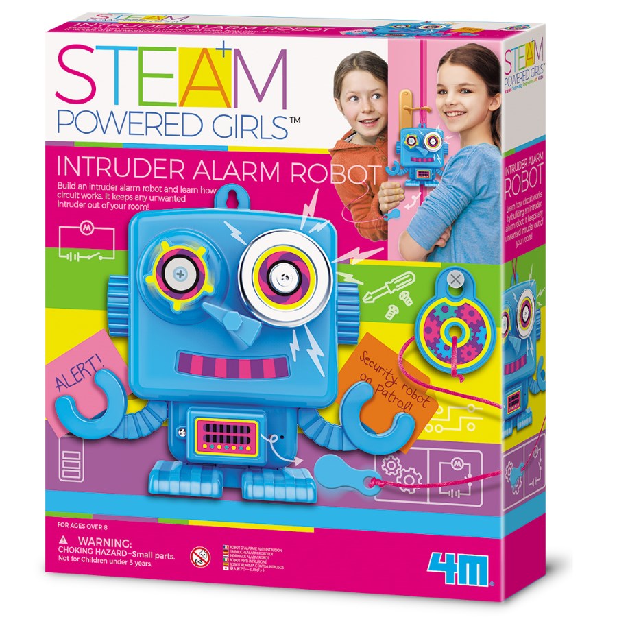 STEAM Powered Kids Intruder Alarm Robot