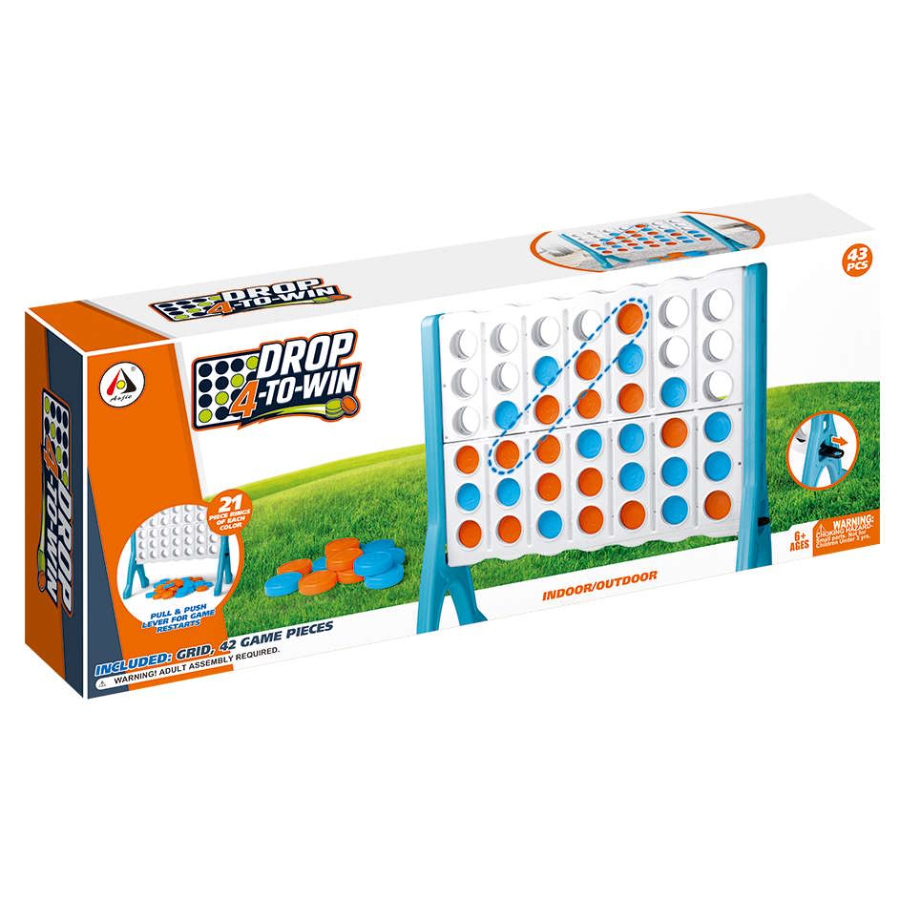 Giant Drop 4 In A Row To Win