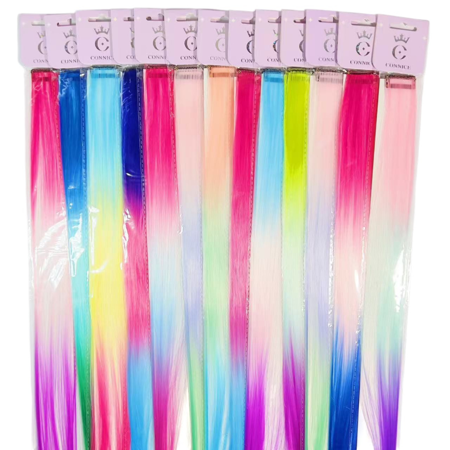 Kids Wigs Gradient Colours Assorted