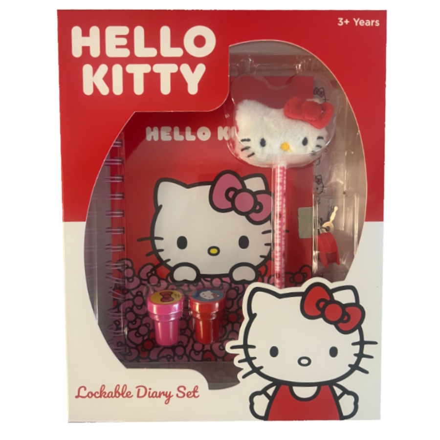 Hello Kitty Lockable Diary Set