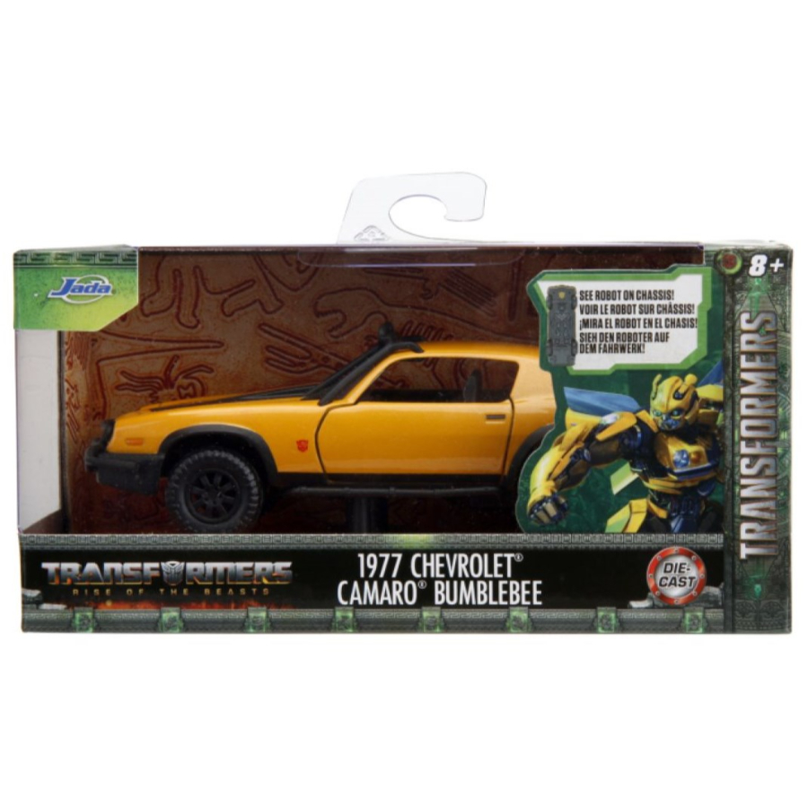 Jada Diecast 1:32 Transformers Rise of the Beasts Bumblebee 1977 Chevorlet Camaro