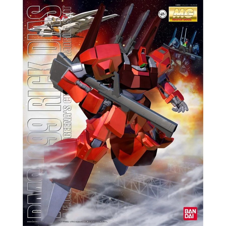 Gundam Model Kit 1:100 MG Rick Dias Quattoro Colour Red