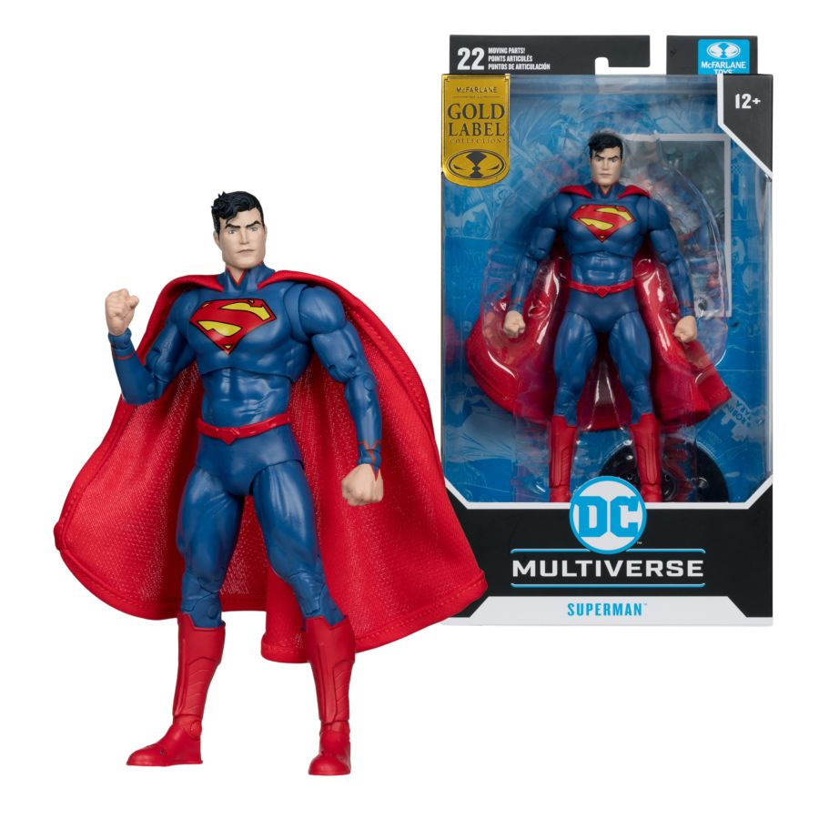 Mcfarlane DC Superman New 52 Gold Label 7 Inch Figure