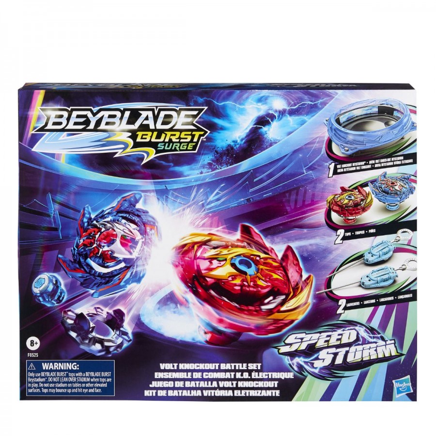 Beyblade Speedstorm Volt Knockout Battle Set