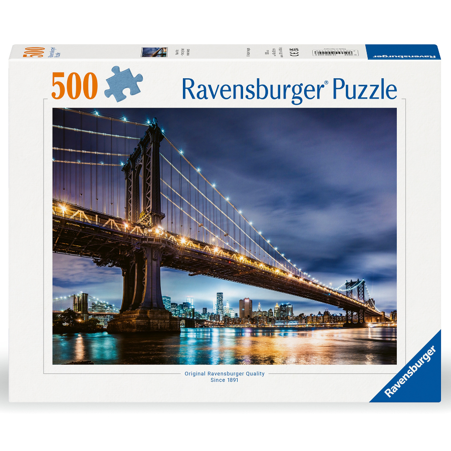 Ravensburger Puzzle 500 Piece WT NY Skyline SF