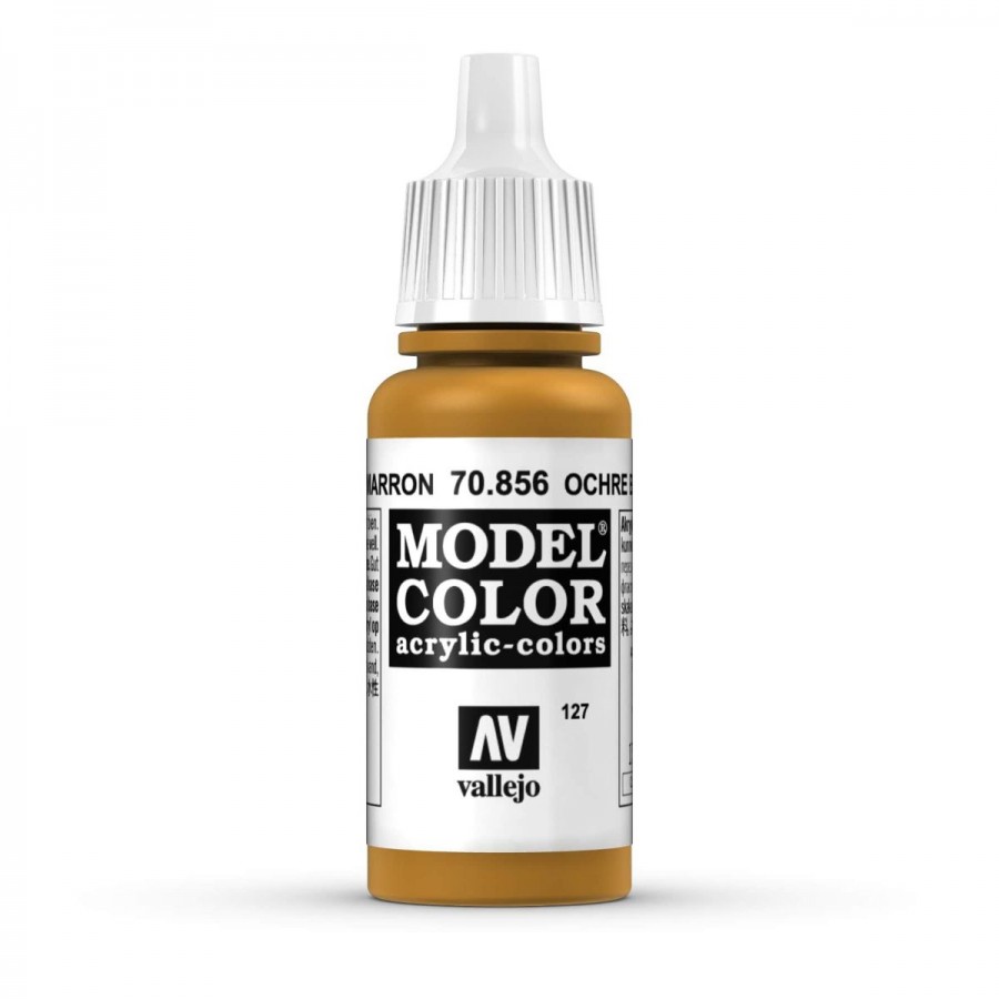 Vallejo Acrylic Paint Model Colour Ochre Brown 17-18ml