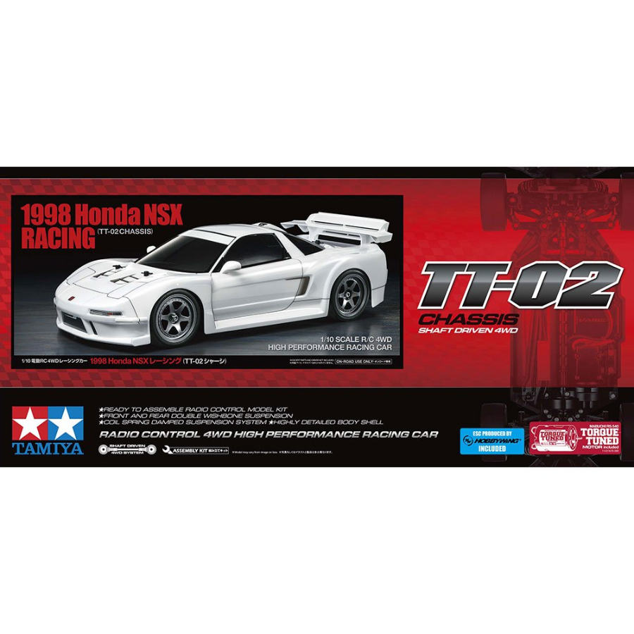 Tamiya Radio Control 1:10 1998 Honda NSX Racing