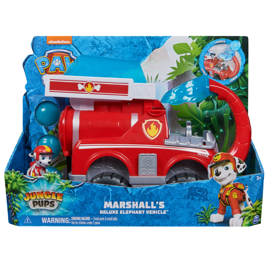 Paw Patrol Jungle Pups Marshalls Deluxe Elephant Vehicle & Figure