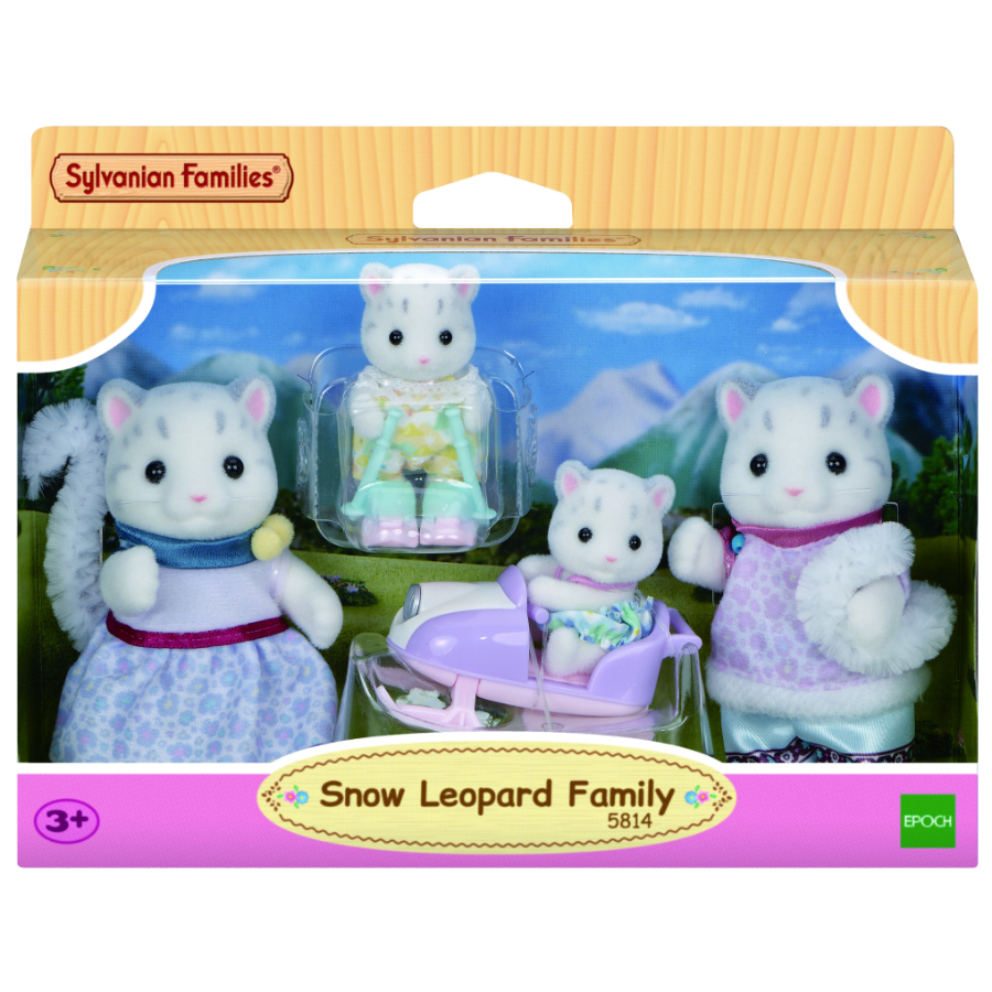 Sylvanian Families Snow Leopard Family