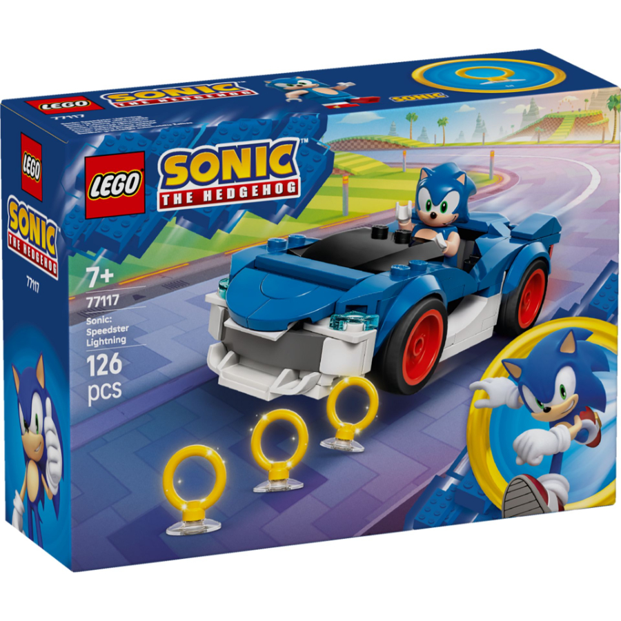 LEGO Sonic The Hedgehog Sonics Speedster Lightning Vehicle