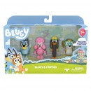 Bluey Series 1 Family & Friends Figurine 4 Pack Assorted