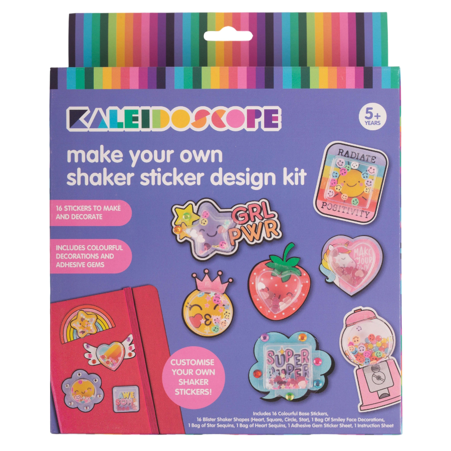 Kaleidoscope Craft Make Your Own Shaker Stickers