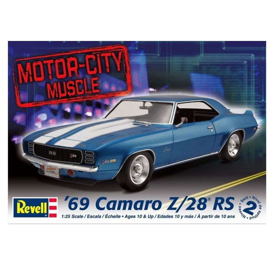 Revell Model Kit 1:24 69 Camaro Z28
