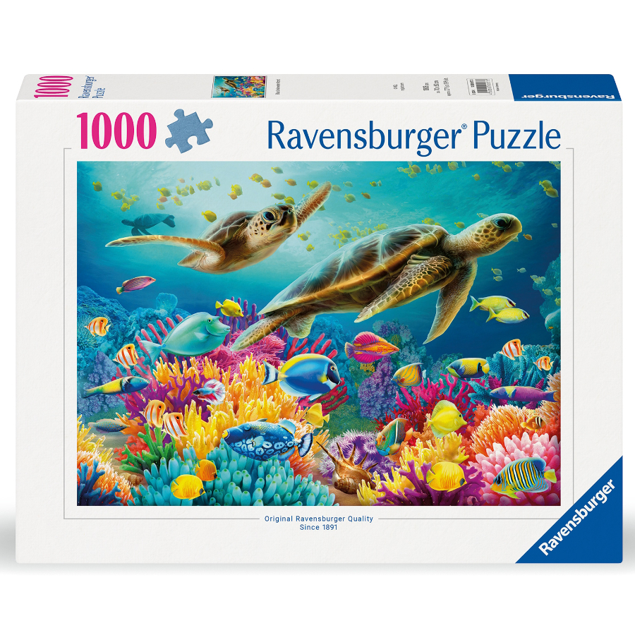 Ravensburger Puzzle 1000 Piece Blue Underwater World SF