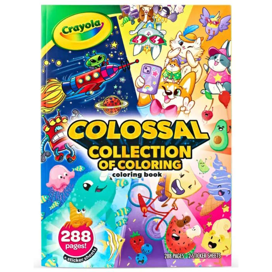 Crayola Colossal Collection 288 Page Colouring Book