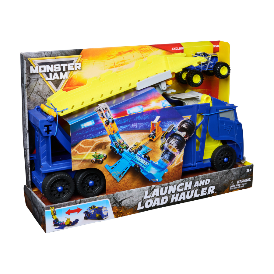 Monster Jam Playset 1:64 Launch & Load Hauler