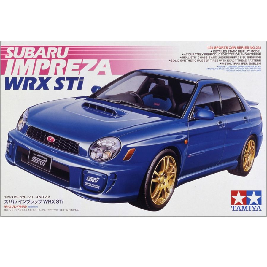 Tamiya Model Kit 1:24 Subaru Impreza WRX STI