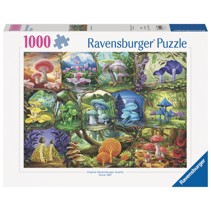 Ravensburger Puzzle 1000 Piece Beautiful Mushrooms SF