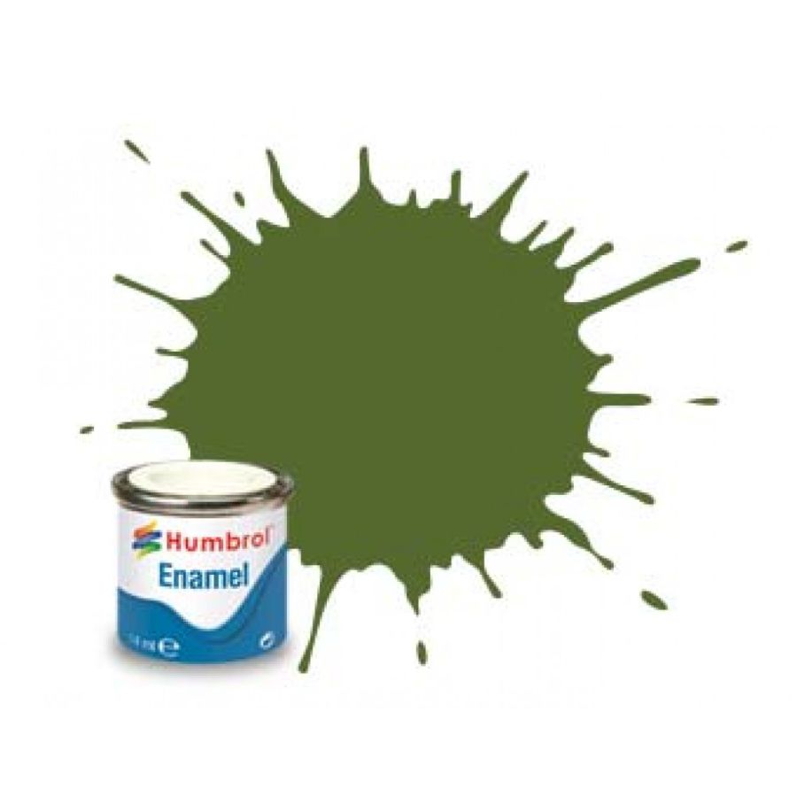 Humbrol Enamel Paint Deck Green Matt
