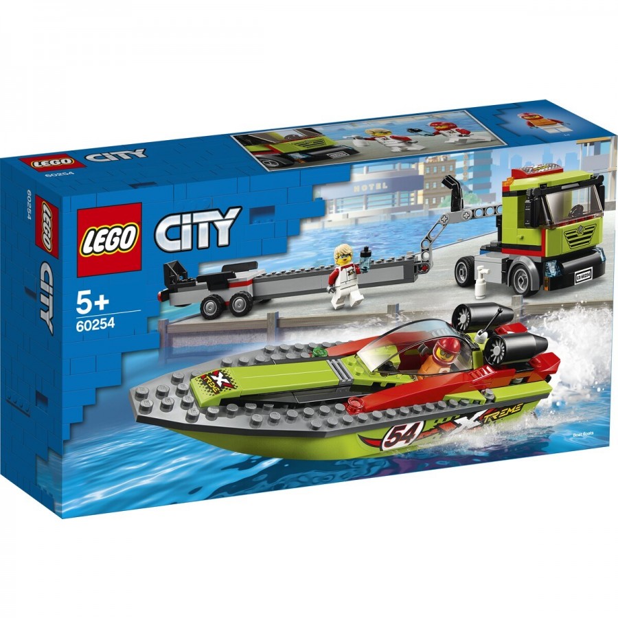 LEGO City Race Boat Transporter