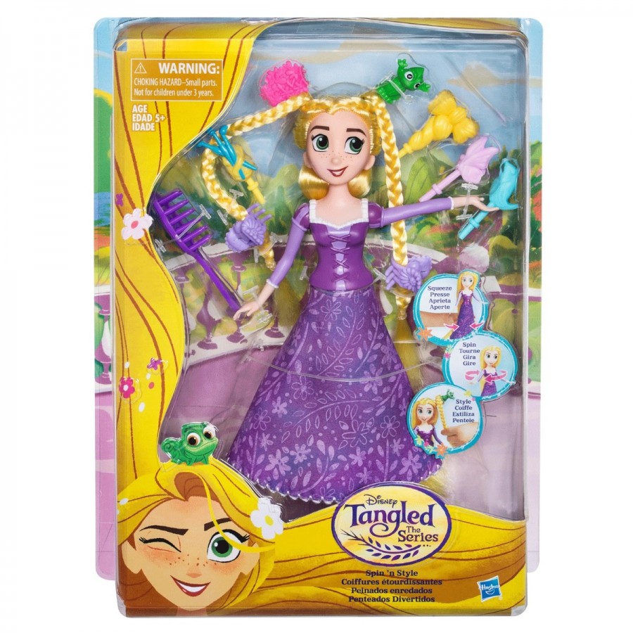 Disney Princess Tangled Spin N Style Doll