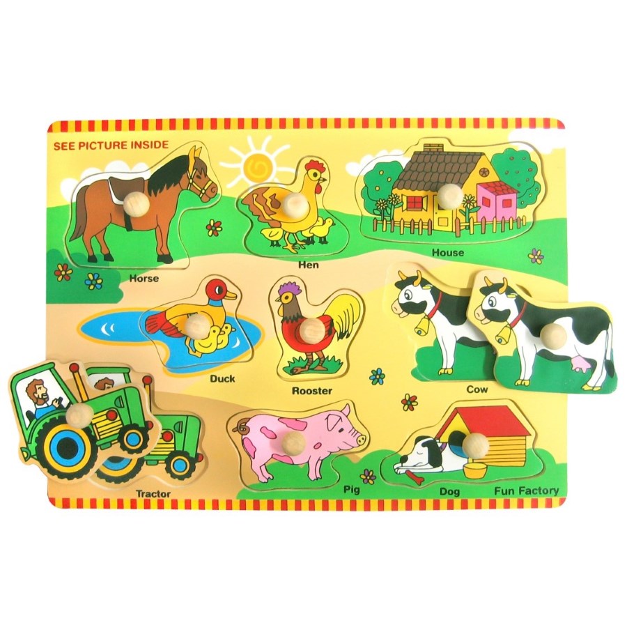 Wood Knob Puzzle Horse