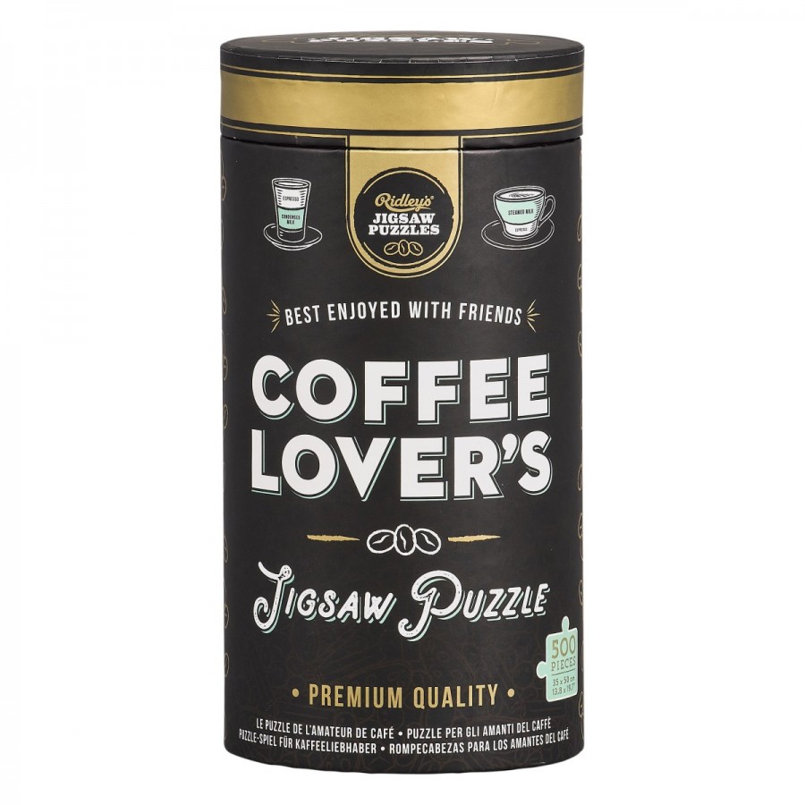 Coffee Lovers 500 Piece Jigsaw Puzzle