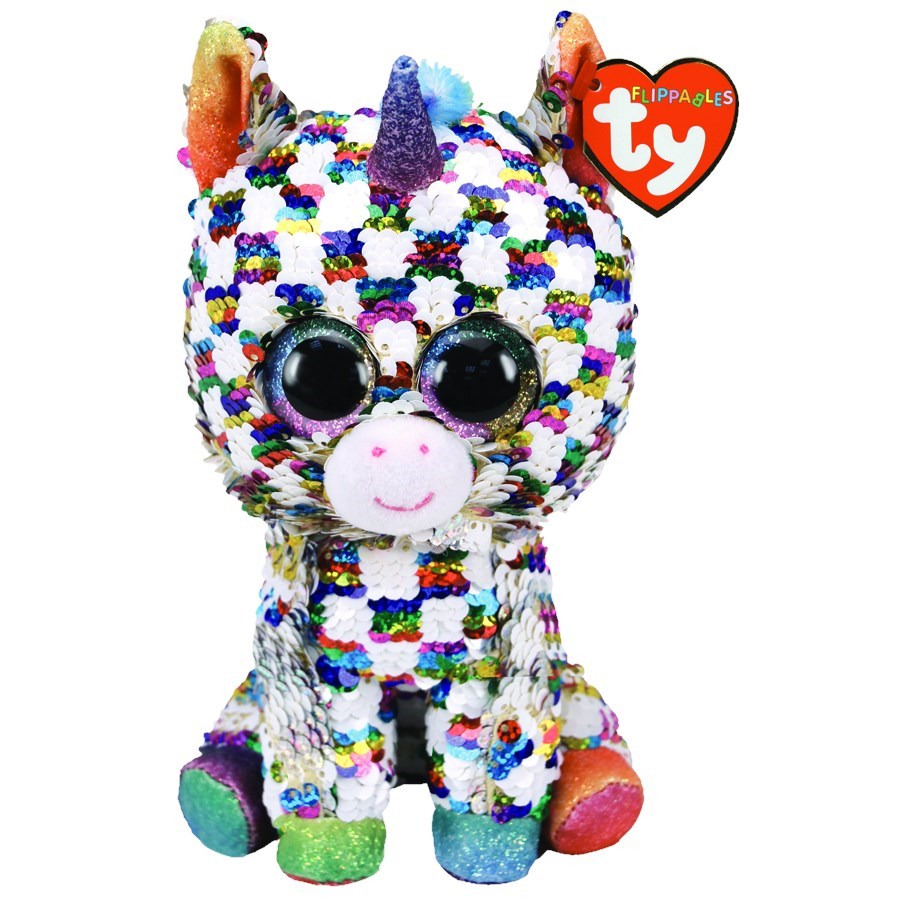 Beanie Boos Flippables Medium Plush Cosmo Unicorn