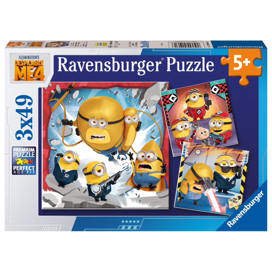 Ravensburger Puzzle 3x49 Piece Despicable Me 4