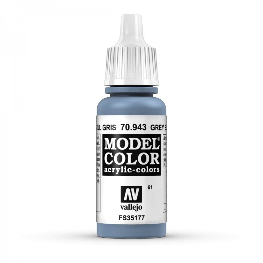 Vallejo Acrylic Paint Model Colour Grey Blue 17-18ml