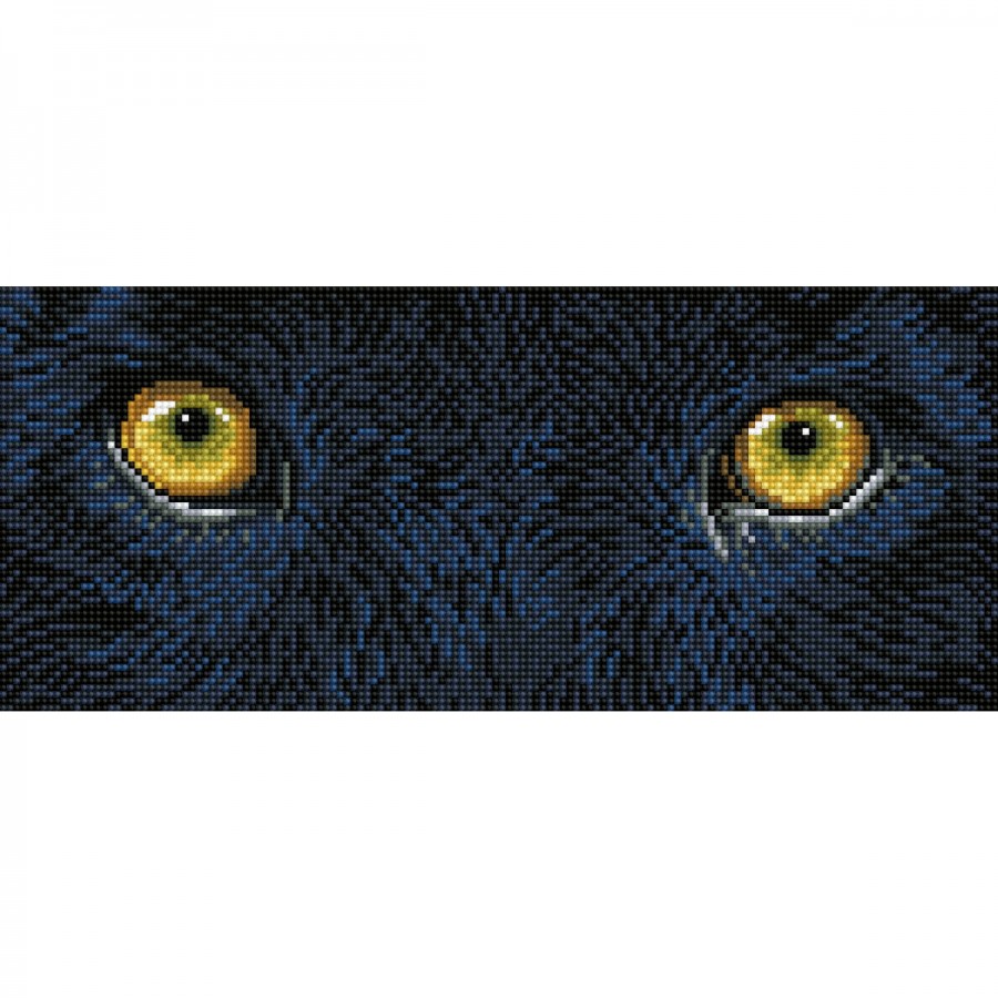 Diamond Dotz Black Panther Spy 42cm x 18cm